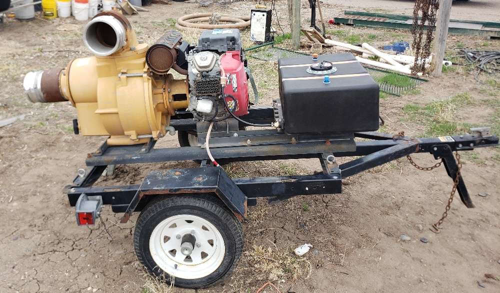 AMT Engine Driven Self Priming 6 in. Trash Pump