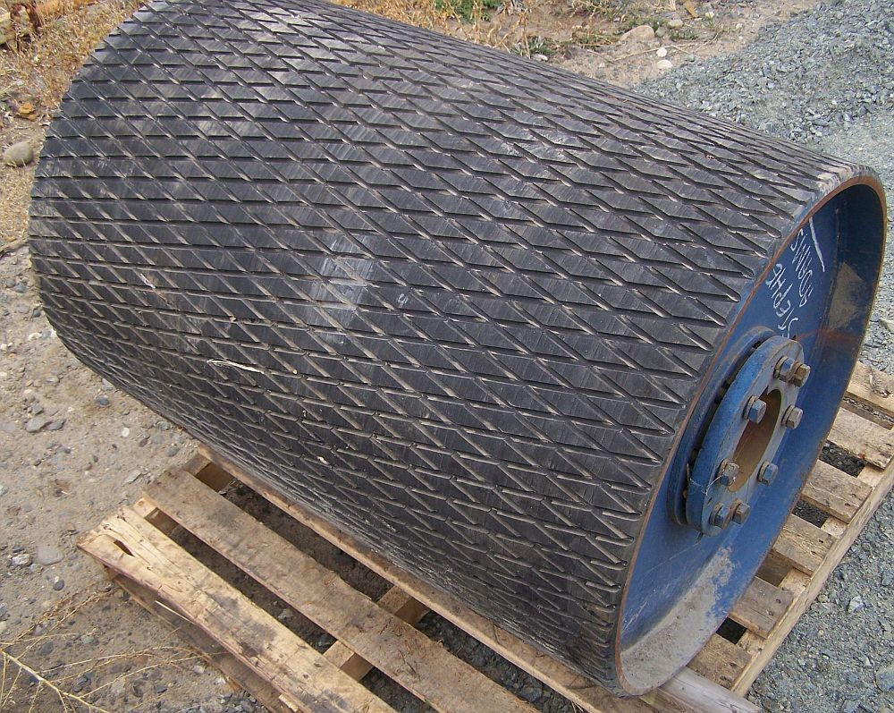 30 in x 44 in Rubber Lagged Pulley