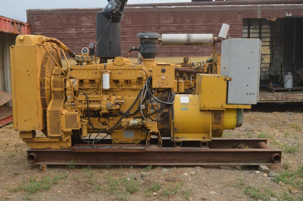 Generador diésel Caterpillar de 185 kW, 240-480 voltios