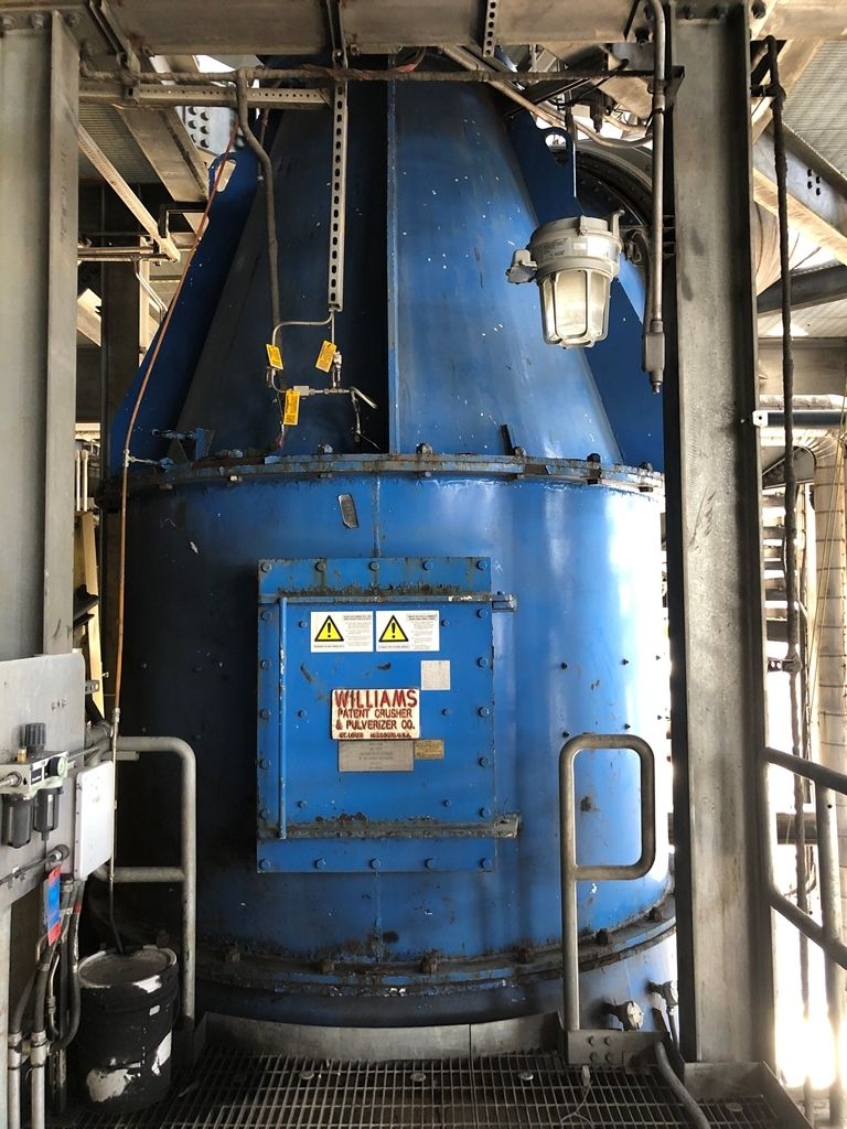 Williams DF-100 Pulverizer Roller Mills
