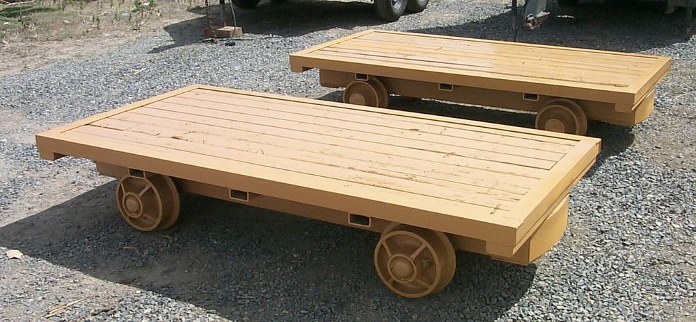 Carretillas Planas de Mina Personalizadas