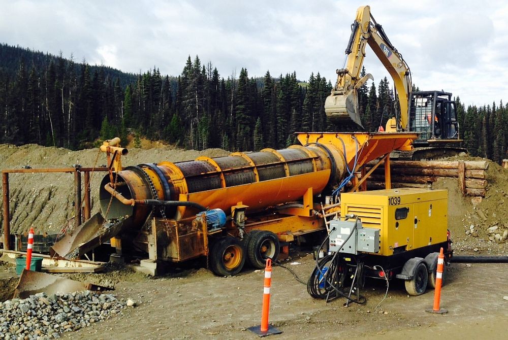 5 ft x 35 ft Trommel Wash Plant