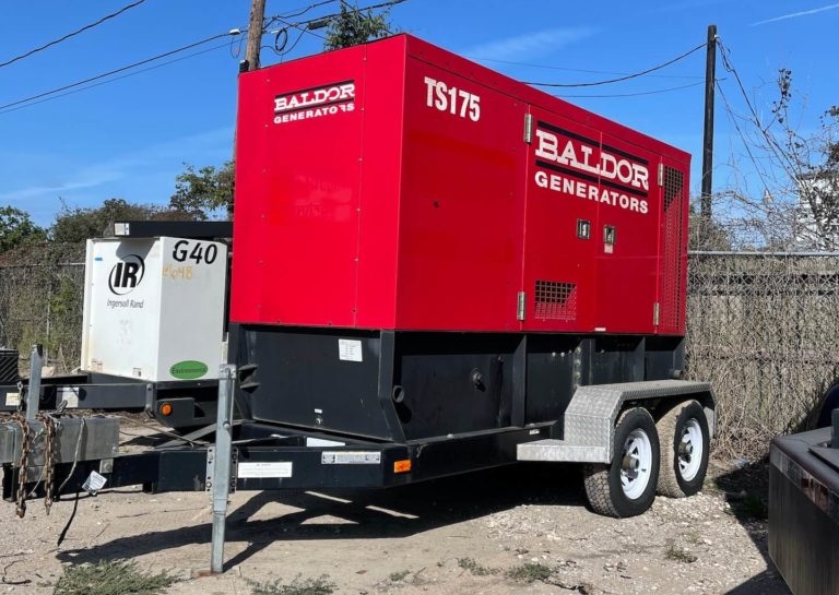 Generador Baldor TS175T de 135 kW Diesel