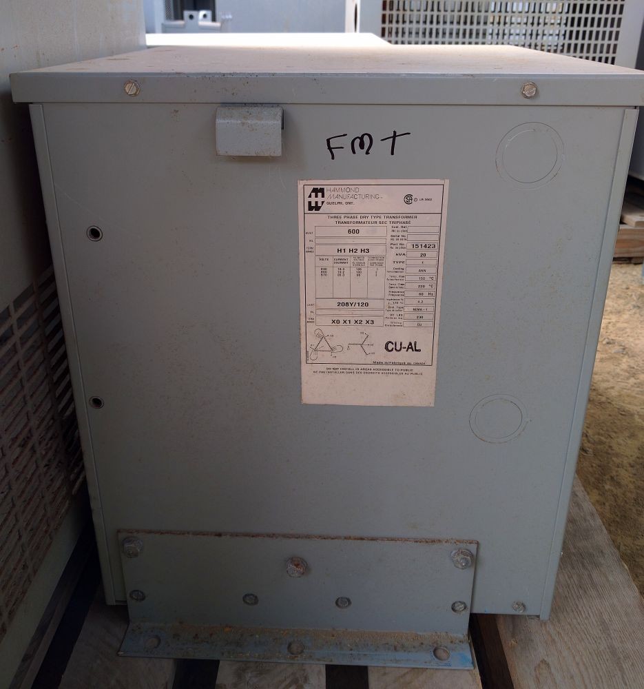 Hammond 20 kVA Transformer
