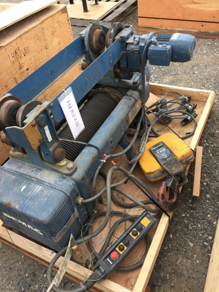 Demag 5 Ton Overhead Hoist