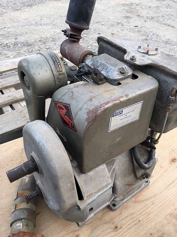 Moteur diesel Petter vintage de 5 CV