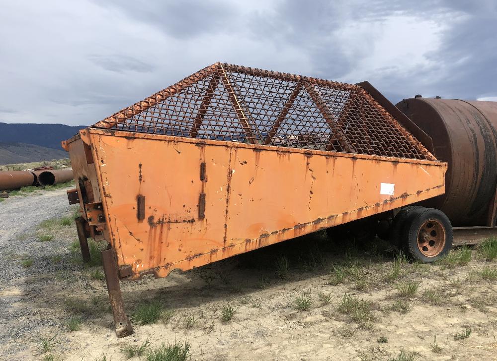 Portable 14ft x 9ft Grizzly Screen Hopper