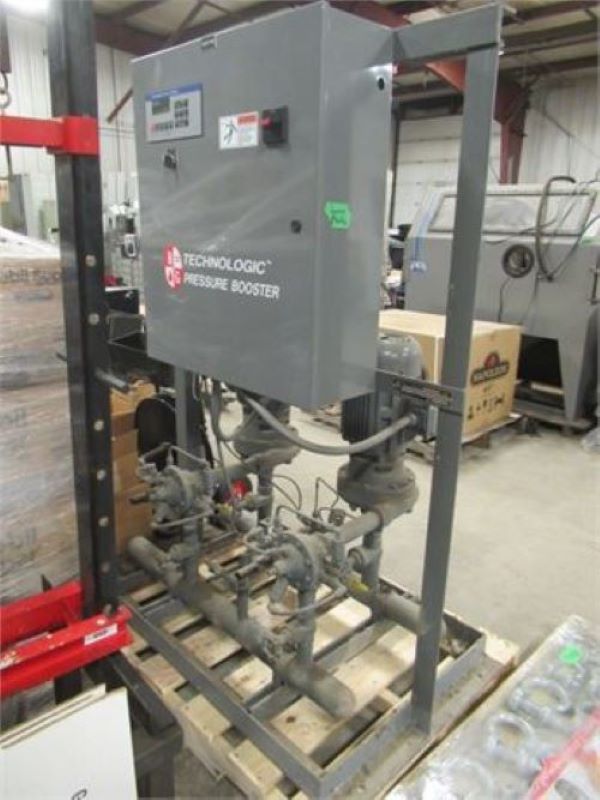 Technologic Pressure Booster Pump Skid, Bell & Gossett 70M