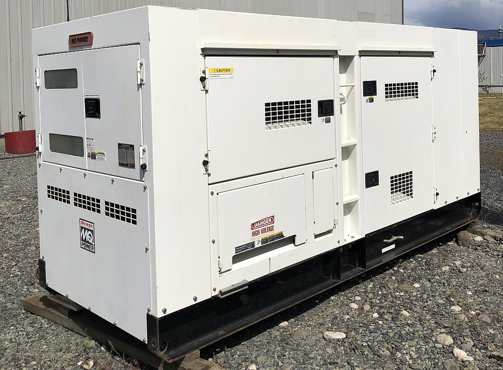 250kVA Whisperwatt 240/480 Volt Dual-Fuel Generator - Low Hours