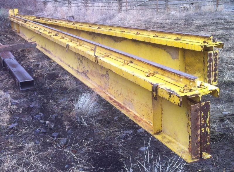 Used Steel. 24 in. x 51 ft. Long I-Beams.