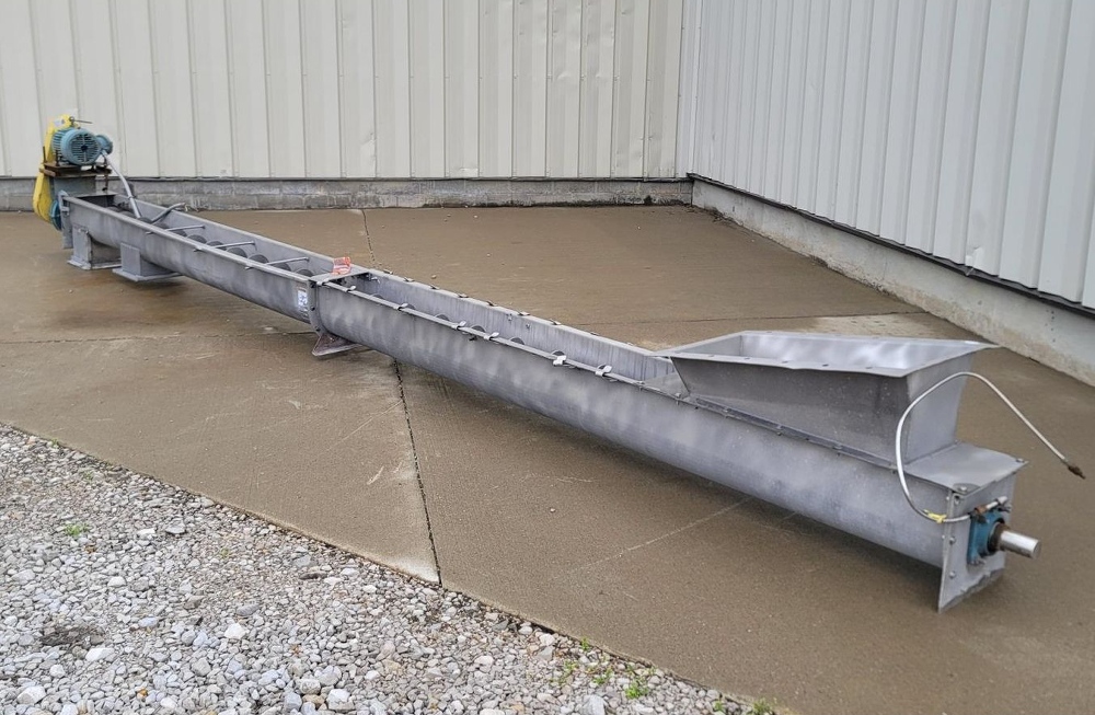 9in x 19ft Stainless Steel Industrial Auger