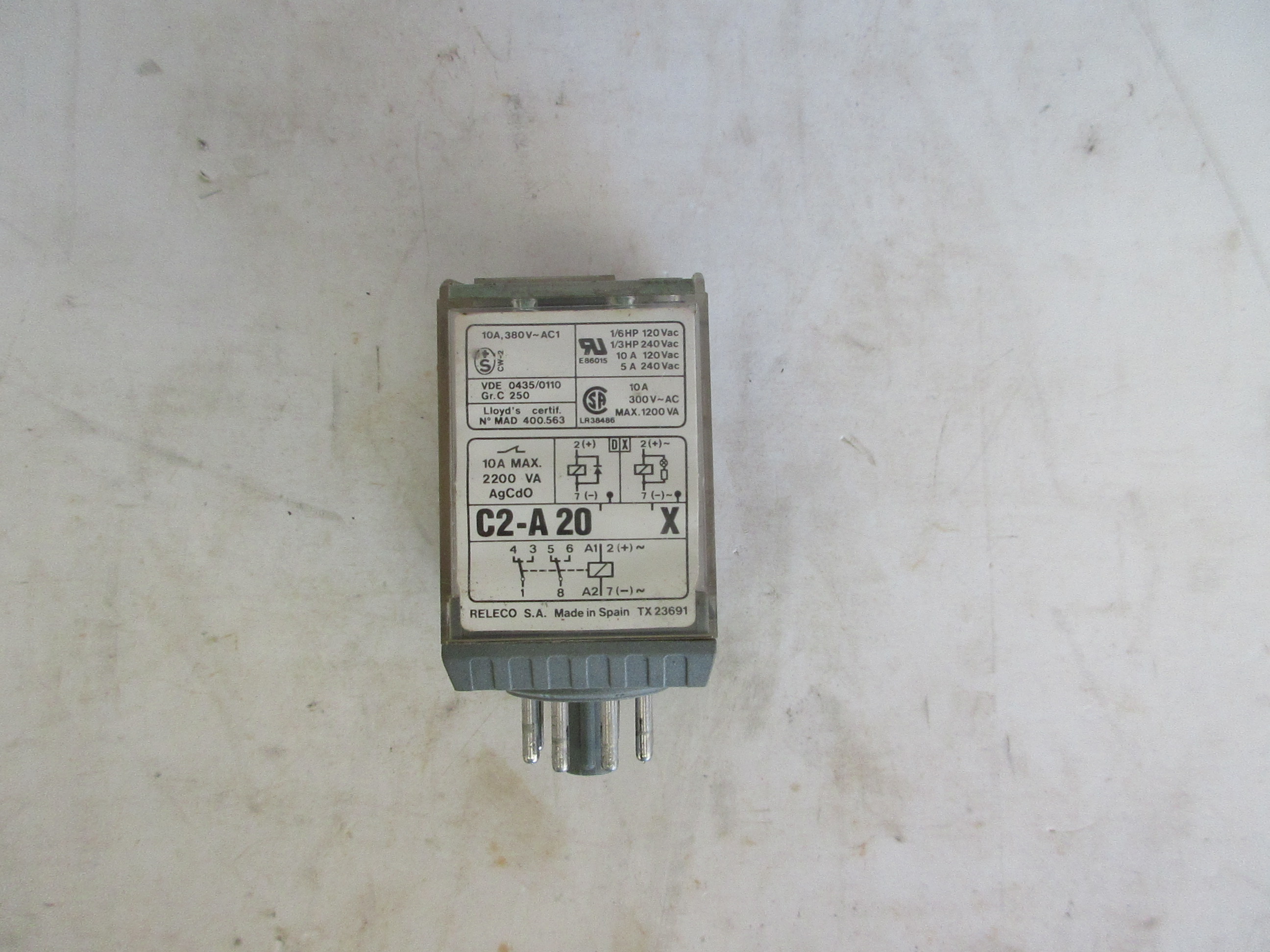 Standard Instrument 8 Pin Relay
