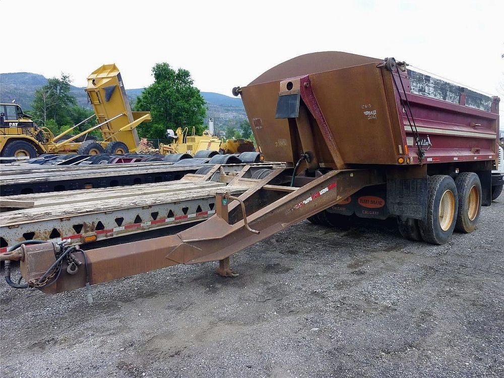 Loadline 14 ft T/A End Dump Gravel Pup Trailer