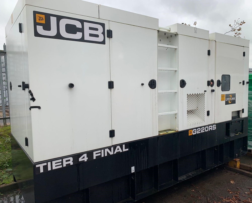 175kW JCB G220RS Diesel Generator