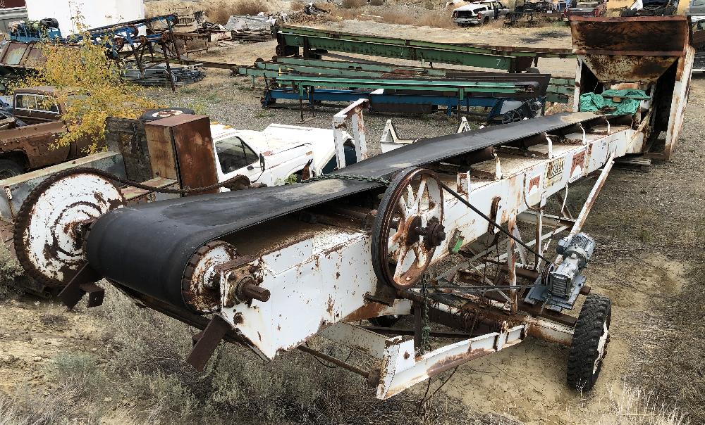 Kolman 24in x 45ft Feed Conveyor and Reciprocating Plate Feeder