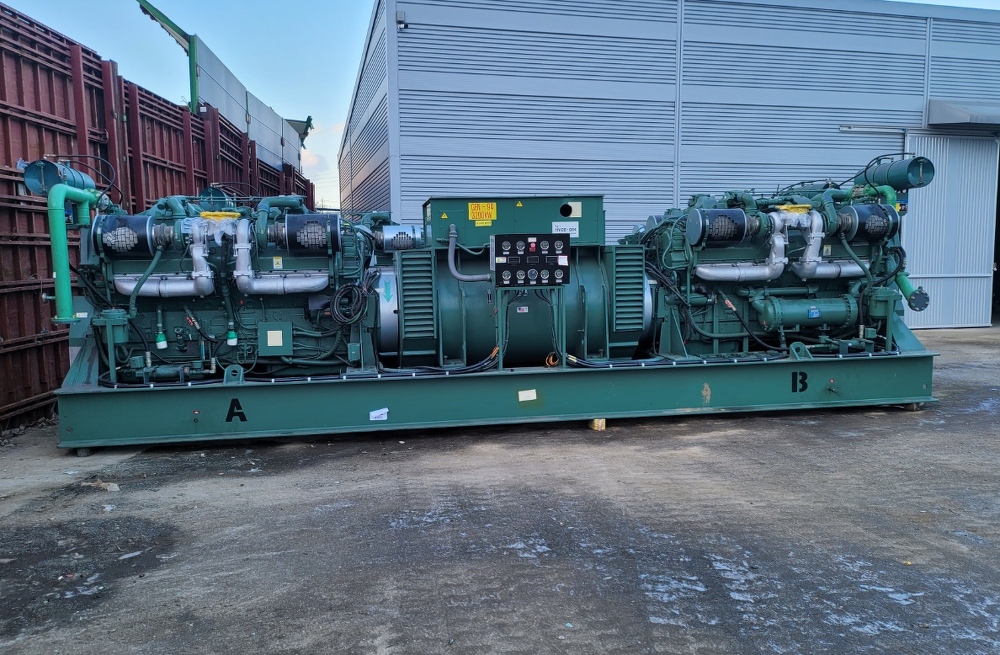3200kW Detroit Diesel Tandem Generator