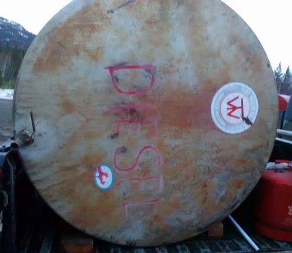 Tanque de acero para Combustible de 500 Galones