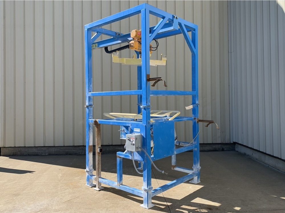 1 Ton Bulk Bag Unloader with Hoist
