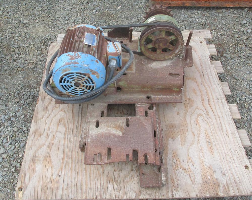 TECO 5HP Electric Motor with Reducer