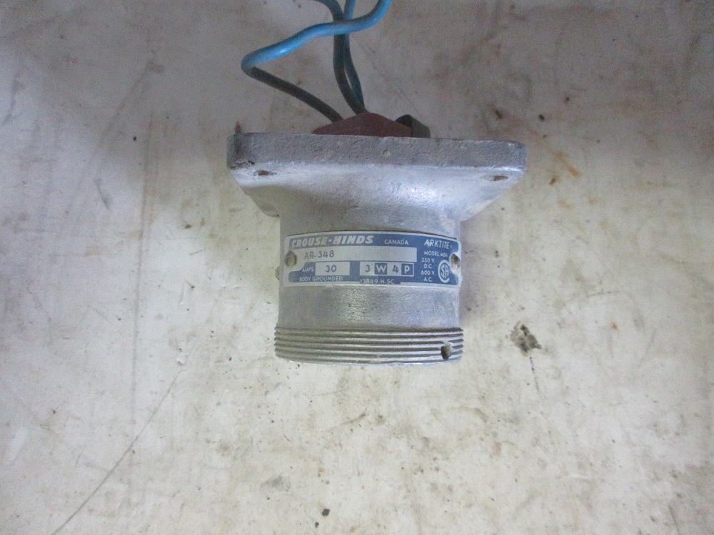 Enchufe de soldadura Crouse-Hinds 30A AR348