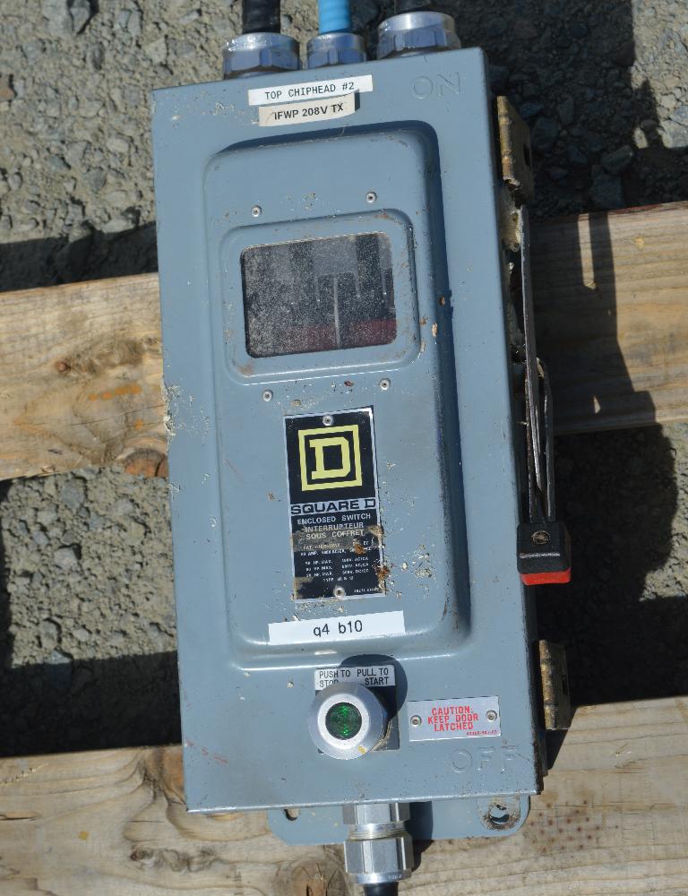 Desconectador No Fusible Square D de 60 amp