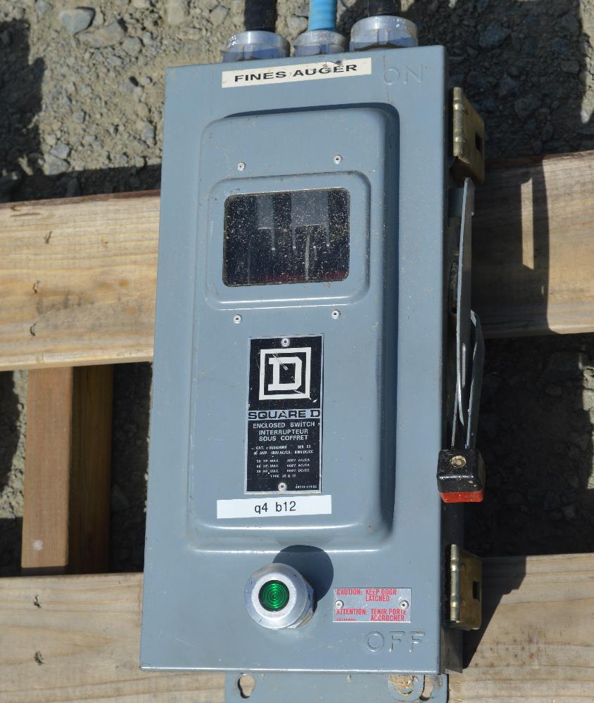 Desconectador No Fusible Square D de 60 amp