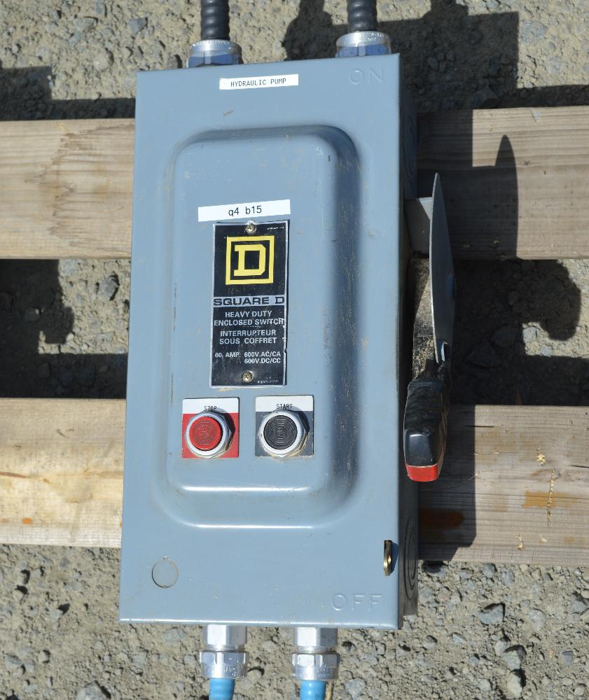 Desconectador No Fusible Square D de 60 amp