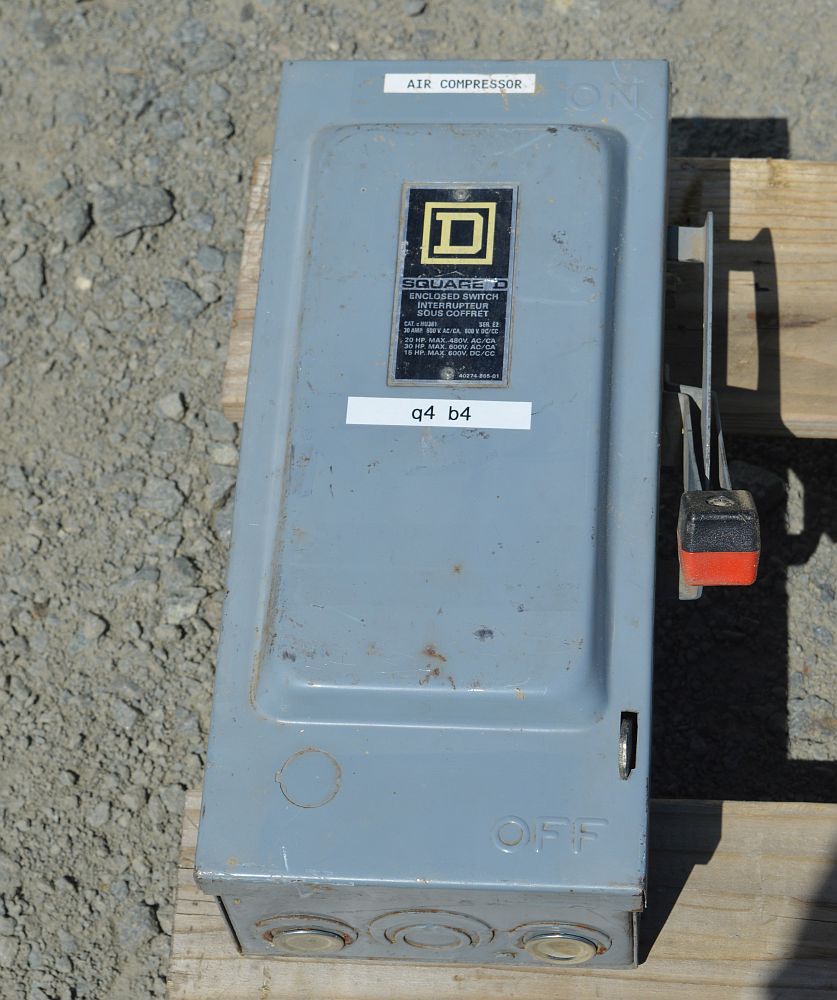 Desconectador No Fusible Square D de 30 Amp