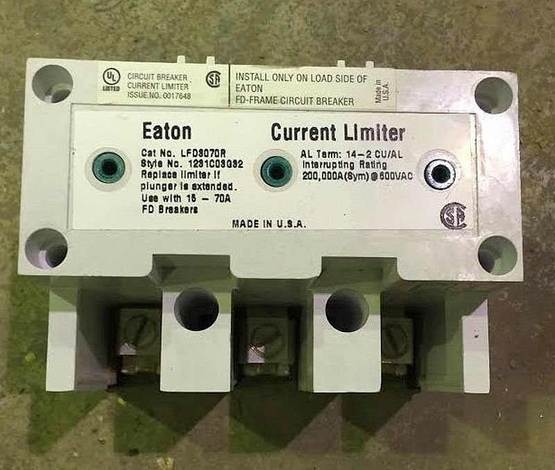 Eaton Circuit Breaker Current Limiter