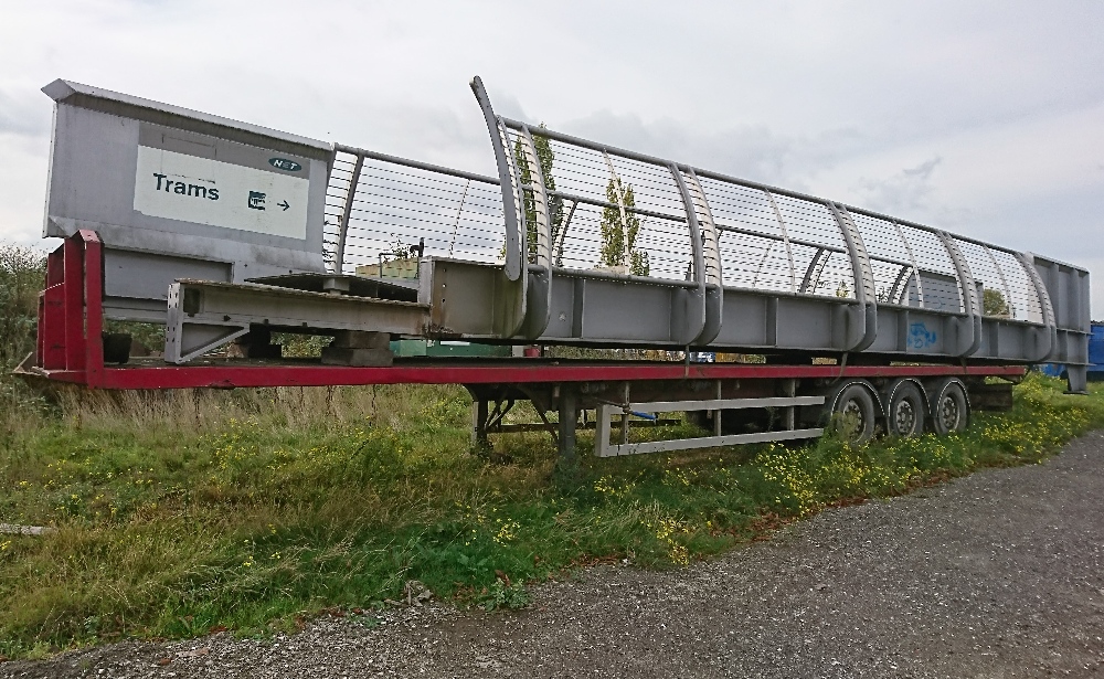 2m x 16m 24-Ton Steel Beam Pedestrian Bridge