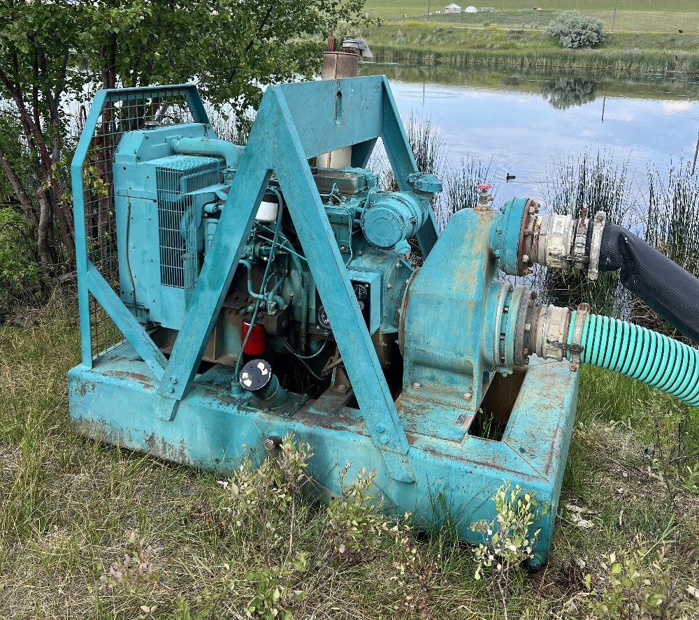 Pegson 6in Diesel Driven Trash Pump