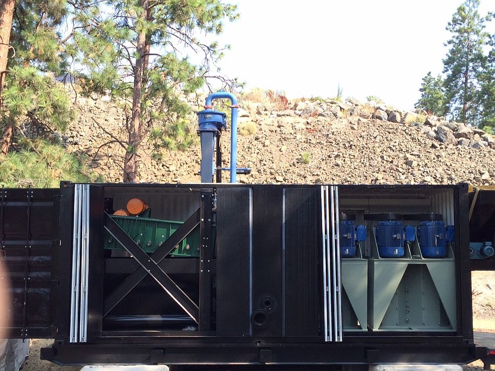 Usine de lavage de sable de 35 TPH