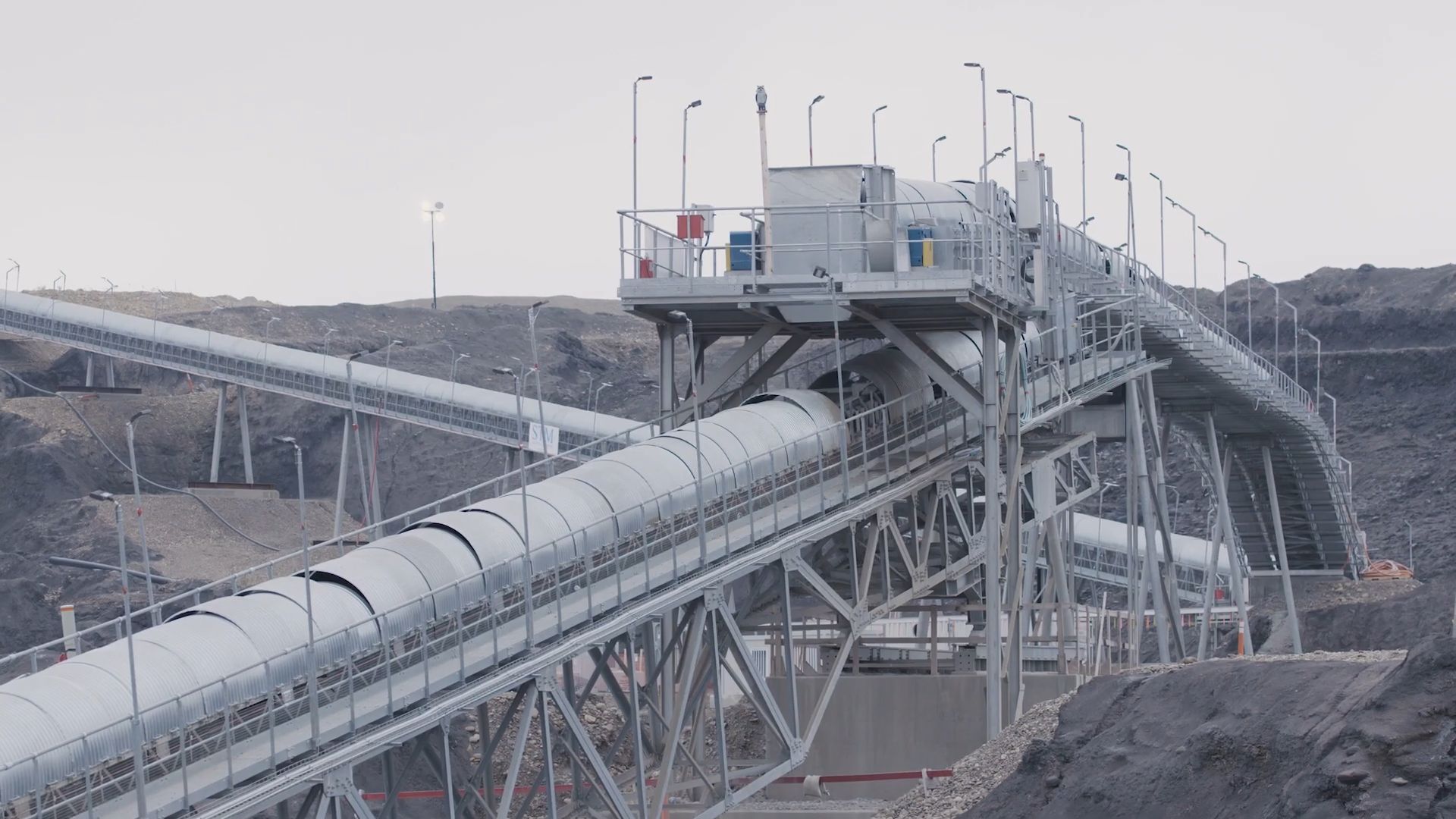 2900ft RCC Overland Conveyor System with Bridge Sections