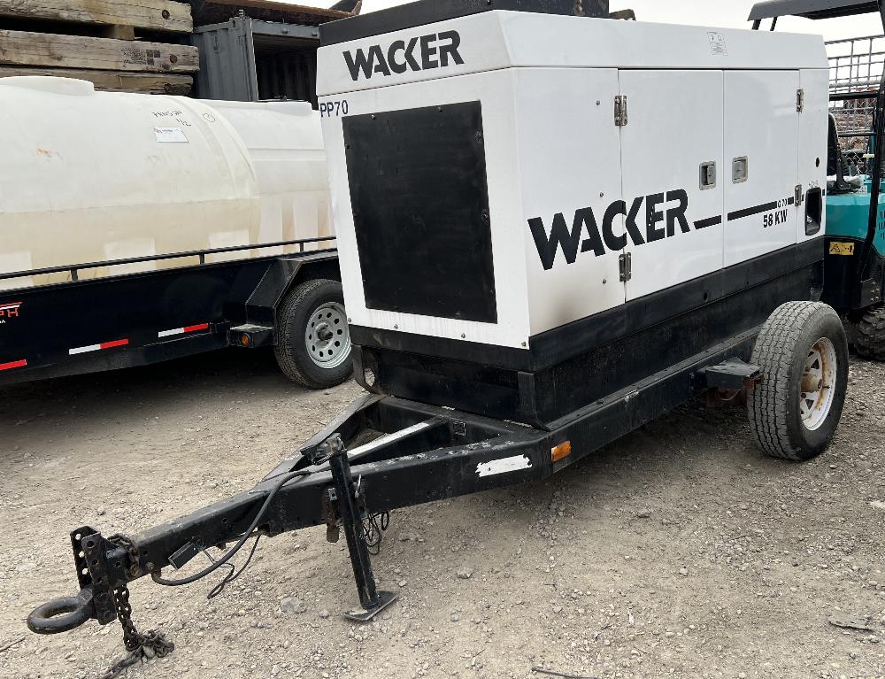 Générateur diesel Wacker G70 de 58 kW