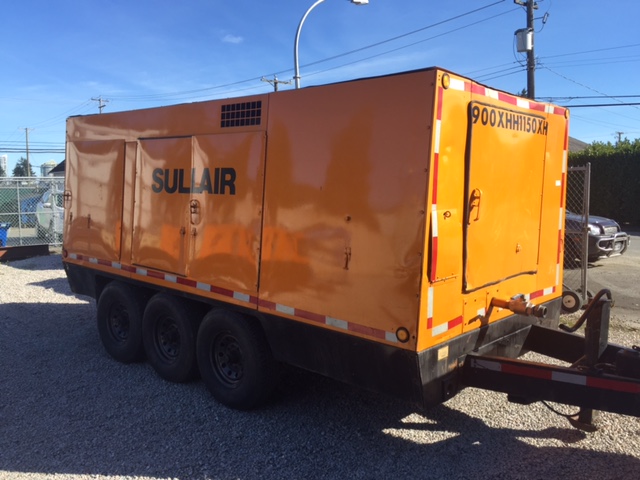 Compresseur d'air portable Sullair 900XHH/1150XH double performance