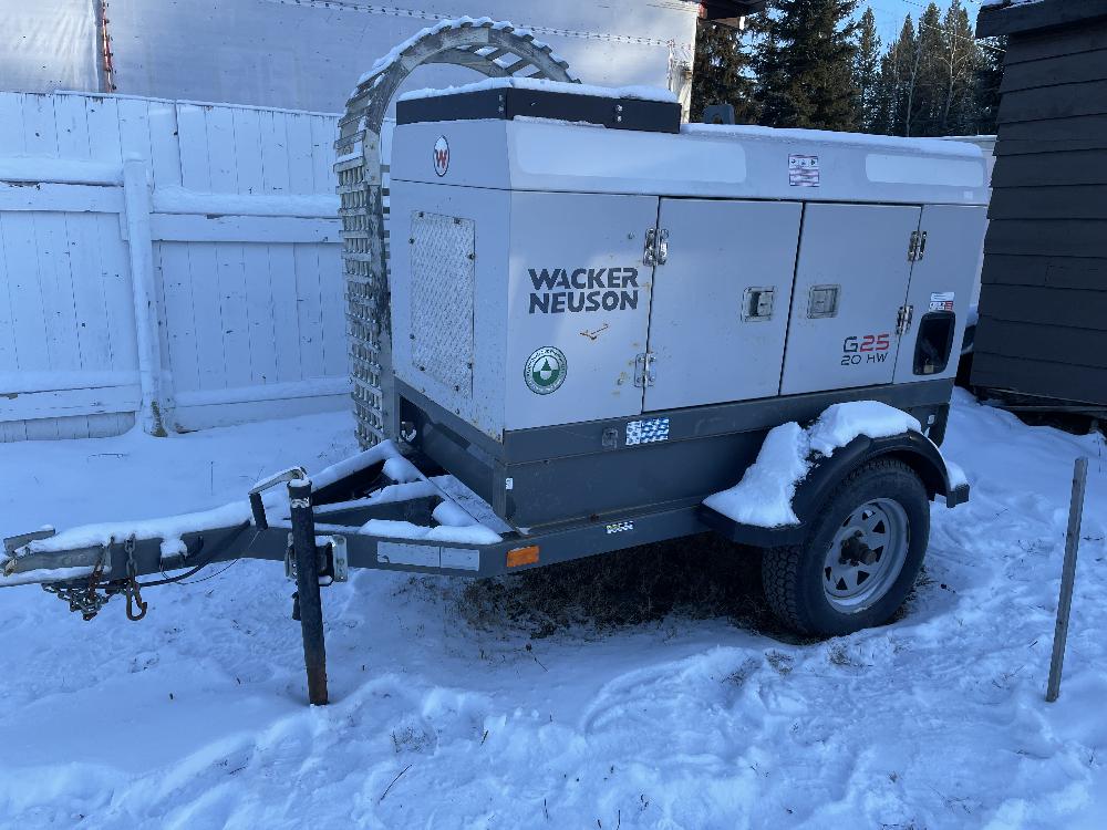 Générateur diesel portatif Wacker Neuson G25 de 20 kW