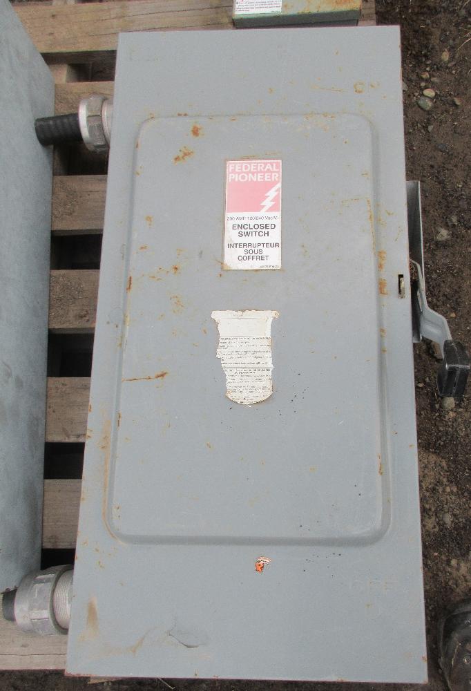 Sectionneur à fusible monophasé Federal Pioneer de 200 A