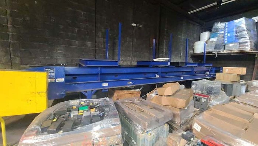 WENDT 48in Wide x 34ft Long Flat Belt Conveyor