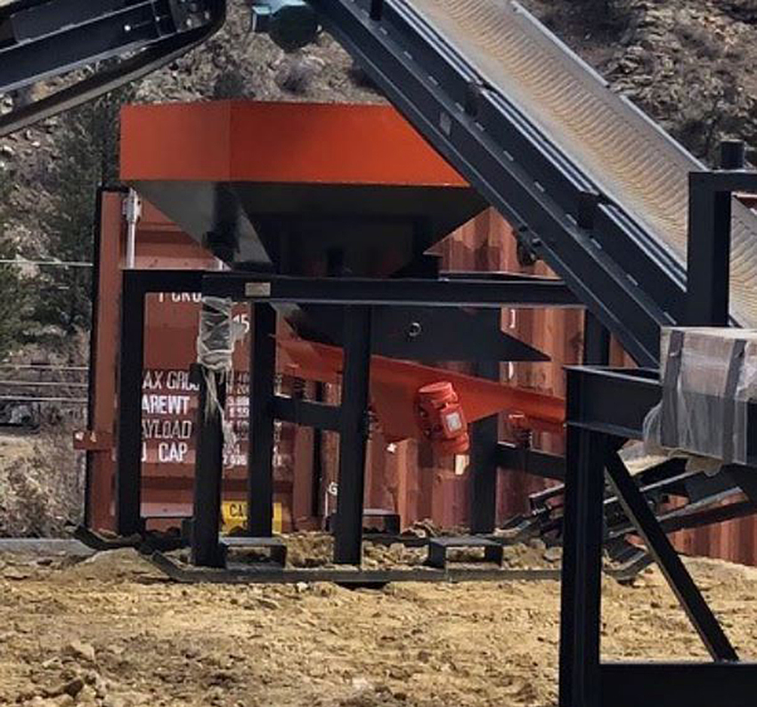 MBMM 5 TPH Ore Hopper/Feeder Module