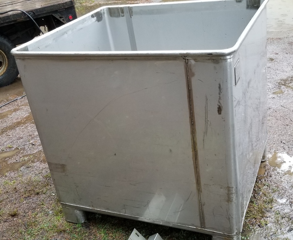 300 Gallon Stainless Steel Open-Top Tanks