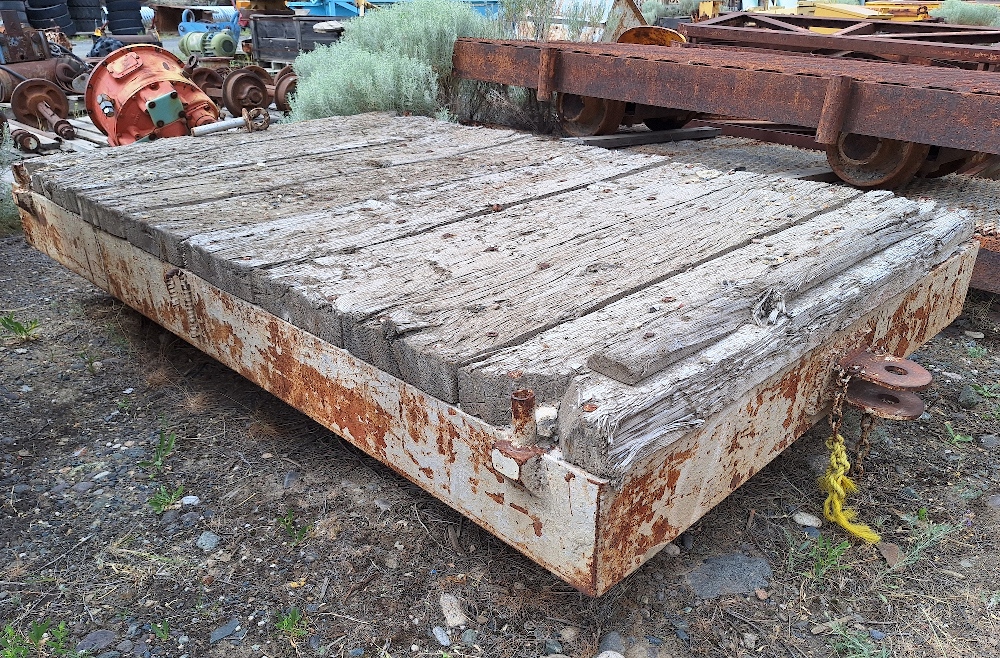Carreta de Mina de Plataforma Plana de 8ft x 5ft