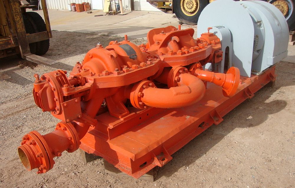 Byron Jackson 6 in x 3.5 in Horizontal Split Case Water Pump