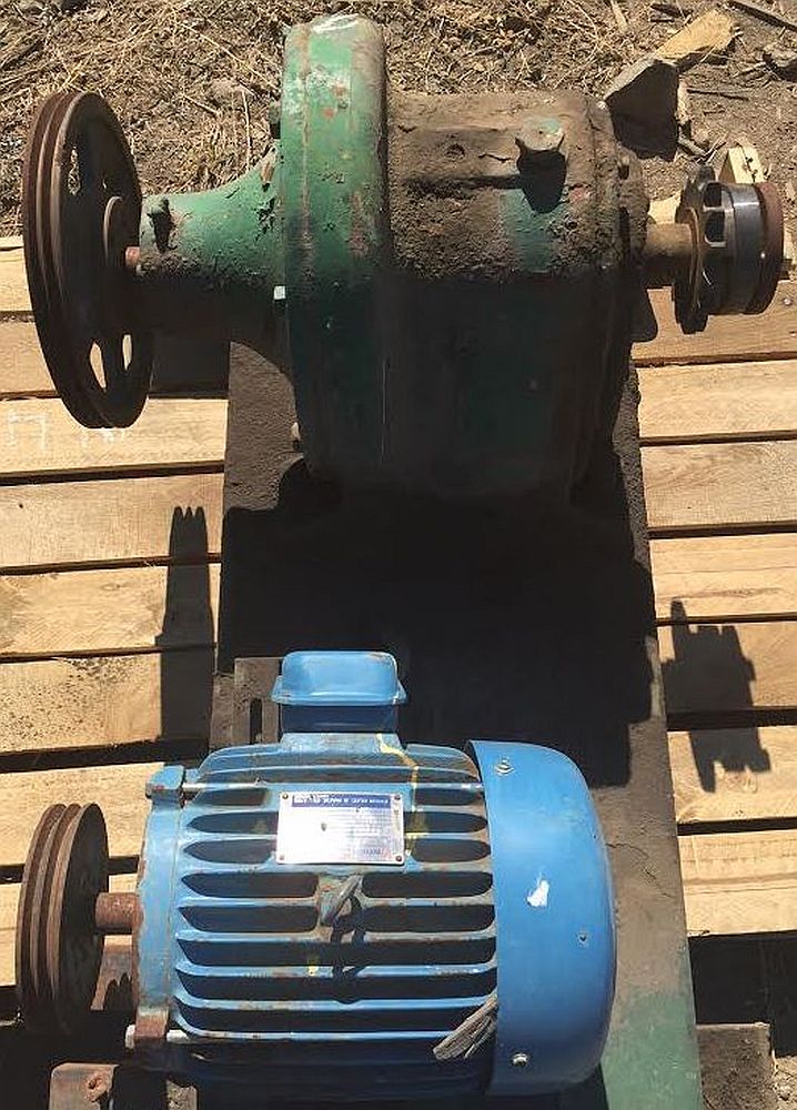 Opperman Gear Reducer and TECO Electric Motor Package