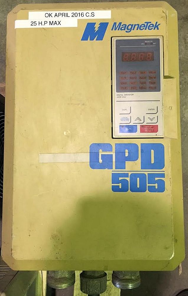 Arrancador Eléctrico Magnetek GPD 505 de 25 hp