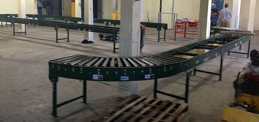 Line Shaft Box Conveyor