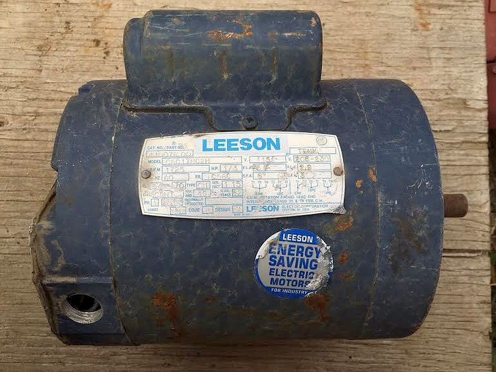 Leeson 1/3 hp Electric Motor