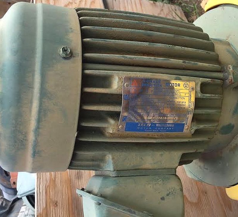 Westinghouse 1 hp Electric Induction Motor