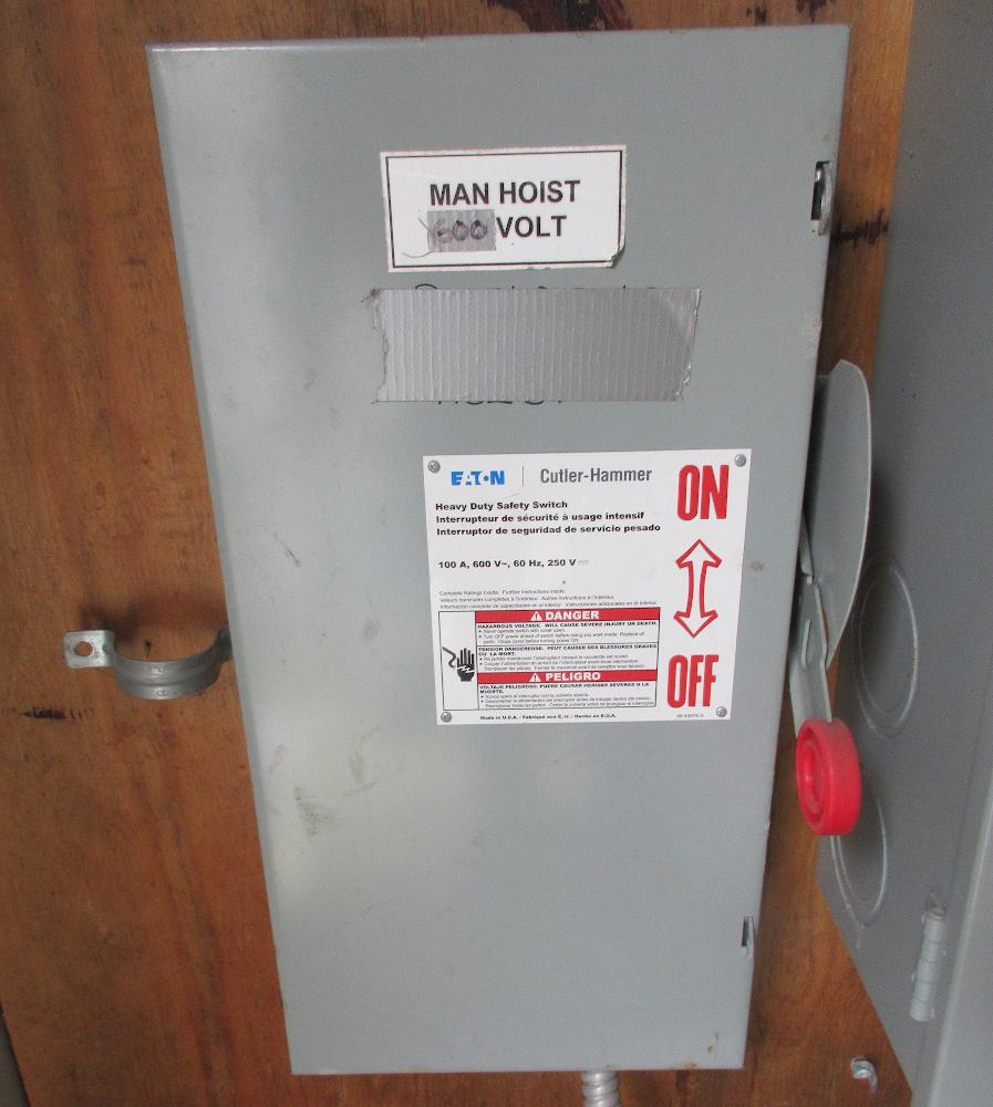 Cutler Hammer 100 Amp Fusible Disconnect