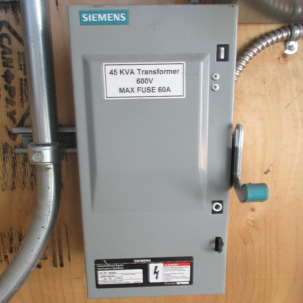 Déconnexion par fusible Siemens 60 A