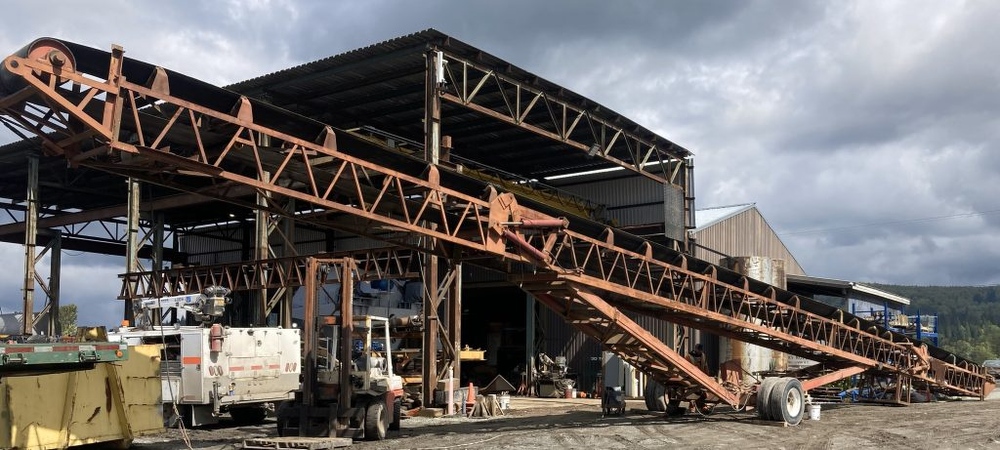 Portec 36in x 105ft Radial Stacking Conveyor
